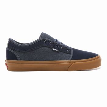 Vans Denim Chukka Low - Miesten Tennarit - Sininen